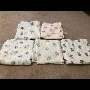Aden+Anais swaddle blankets